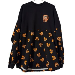 Walt Disney World Pumpkin Halloween Mickey Minnie Spirit Jersey Sz XL Kawaii